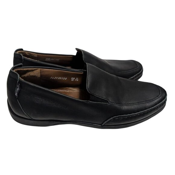 Mephisto Edlef Black Leather Loafers Men's 11 SOFT-AIR Technology Slip-On Comfor - Picture 3 of 10
